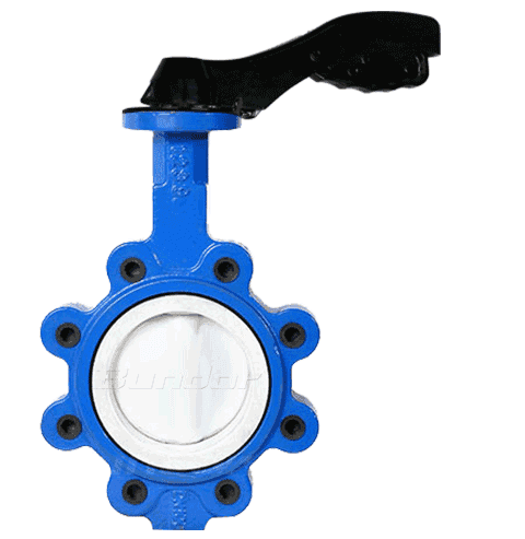 Aluminium Handle Operated Lug Butterfly Valve1